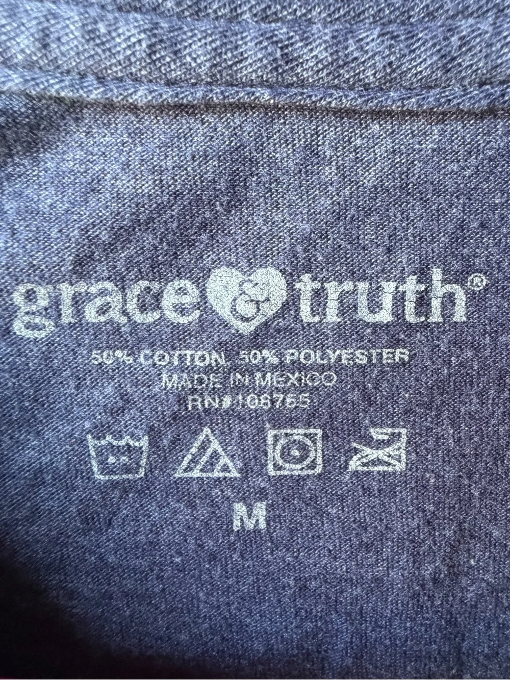 Grace & Truth Rise & Shine Rooster Graphic Tee Women’s Medium Christian T-Shirt
